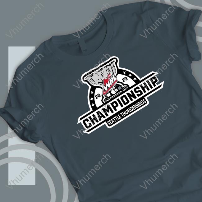 Whl 2023 Championship Seattle Thunderbirds Logo Shirt