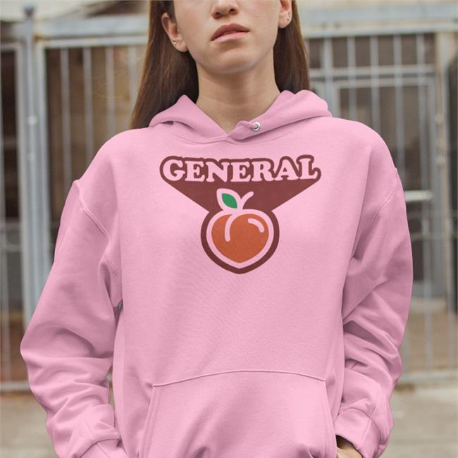 Jimmy Greenbeans Eneral Peach Hooded Sweatshirt General Booty Merch