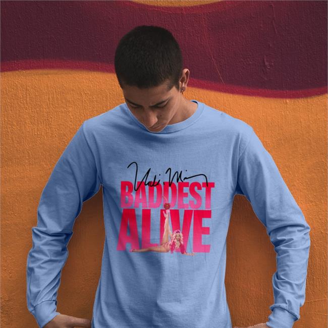 Nicki Minaj Official Store Baddest Alive Tee Shirt Nicki Minaj