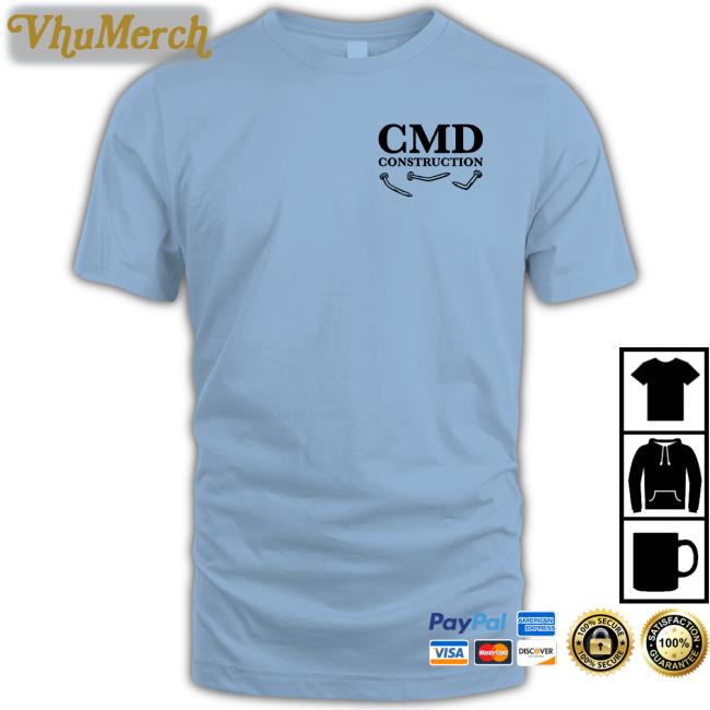 Dudedad Merch Cmd Construction Shirt