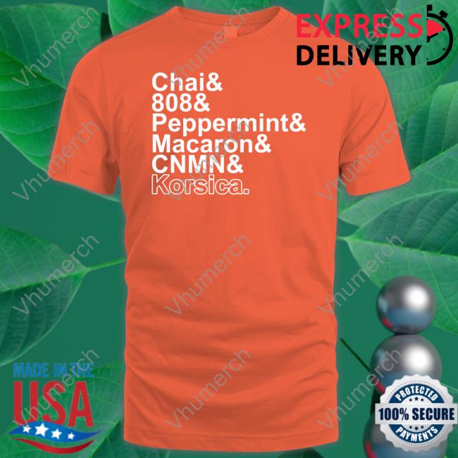 Johnjohanas Chai 808 Peppermint Macaron Cnmn Korsica Long Sleeve Tee Shirt