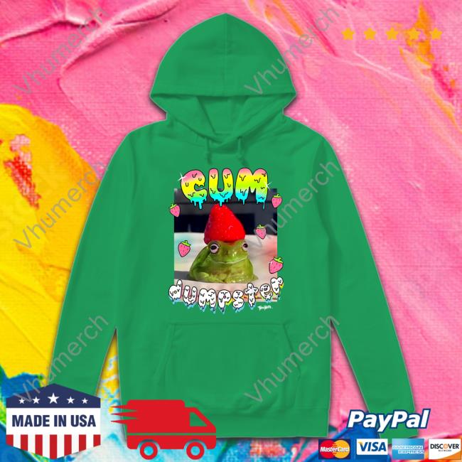 Frog Cum Dumpster Hoodie Teen Hearts Frog Cum Dumpster Hoodie