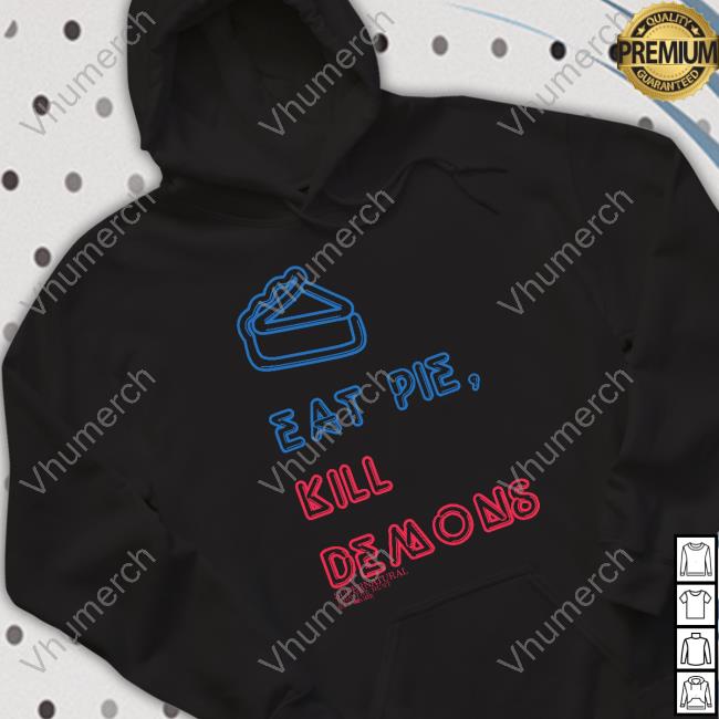 Supernatural Cwspn Eat Pie Kill Demons Supernatural Long Sleeve T Shirt