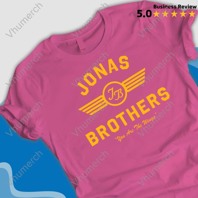 Jonas Brothers Merch Jb Flight You Are The Wings Tee Shirt