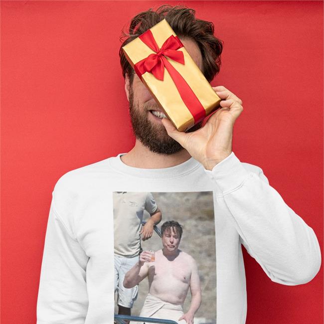 Elon Musk No Shirt In Mykonos Shirt
