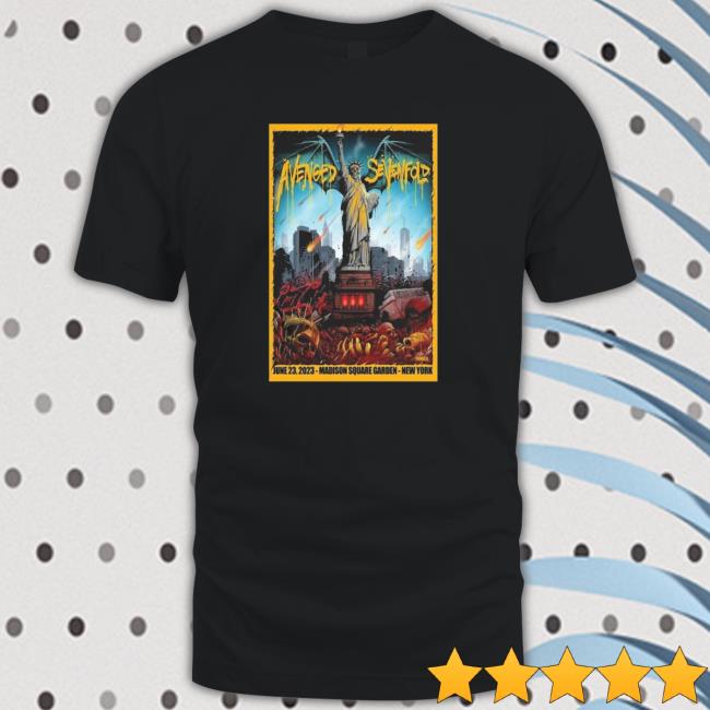 Avenged Sevenfold Tour New York, Ny 2023 Poster Shirt Avenged Sevenfold Tour New York, Ny 2023 Poster shirt