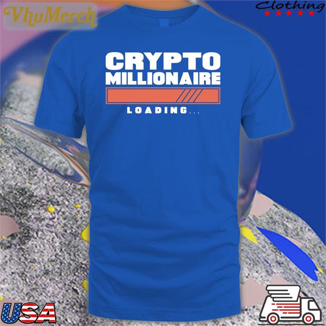 Michael Branch Wearing Crypto Millionaire Loading Tee