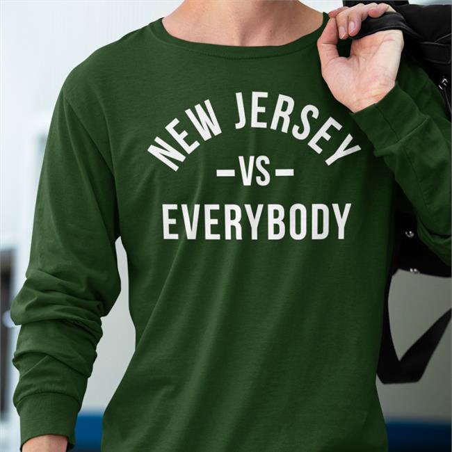 Jon Bon Jovi New Jersey Vs Everybody Tee Shirt