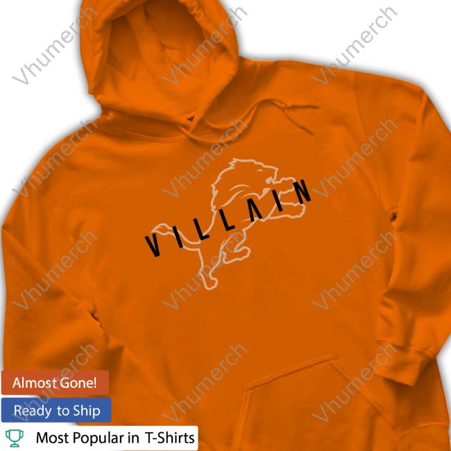 Brad Holmes Villain Shirt Brad Holmes Wearing Detroit Villain Hoodie