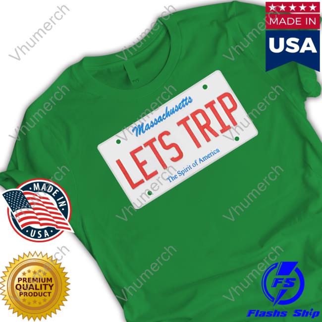 Sturnioloclothing Let's Trip License Plate Tee