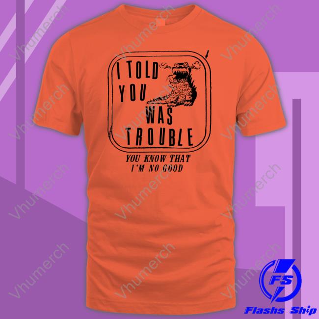 I Told You I Was Trouble T-Shirt Lowlvl Store