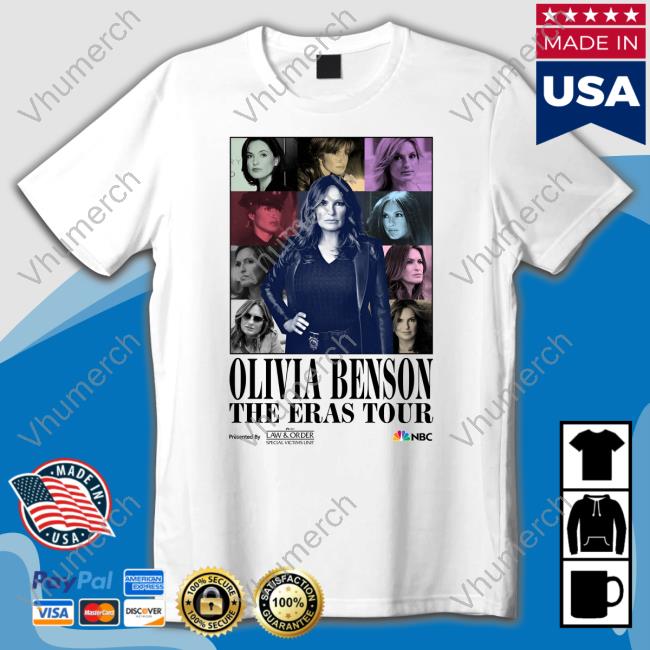 Olivia Benson The Eras Tour Tee Shirt