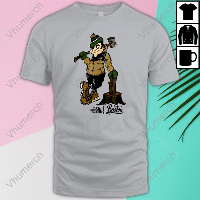 Greenrunsdeep The North Face Boston Celtics Man Tee Shirt