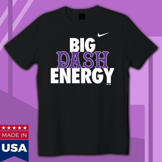 Winston-Salem Dash Big Dash Energy shirt