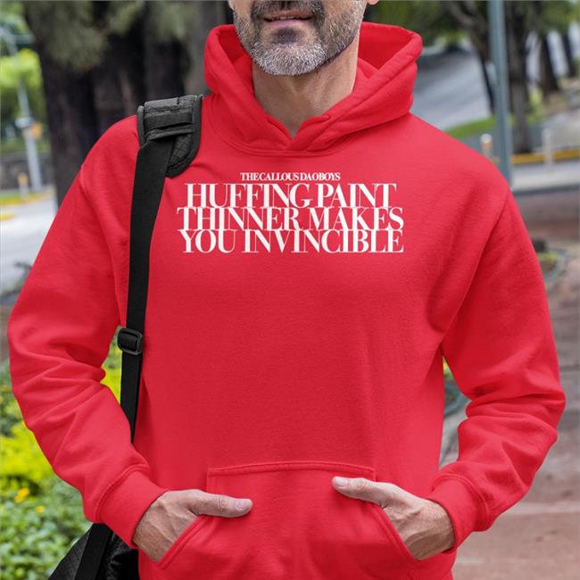 Rolotomassiband Rolo Tomass The Callous Daoboys Huffing Paint Thinner Makes You Invincible Long Sleeves Shirt