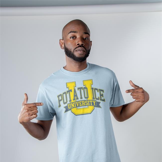 Funny Potato Ice University Shirt