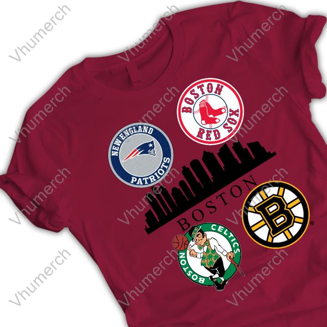 New England Patriots Boston Red Sox Boston Celtics And Boston Bruins Massachusetts 2023 Tee Shirt