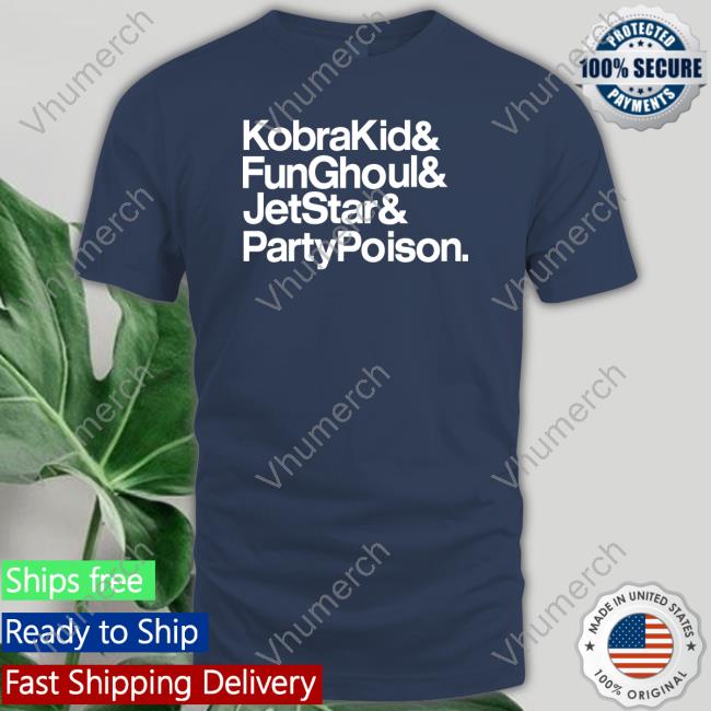 Kobrakid Funghoul Jetstar Partypoison T Shirt
