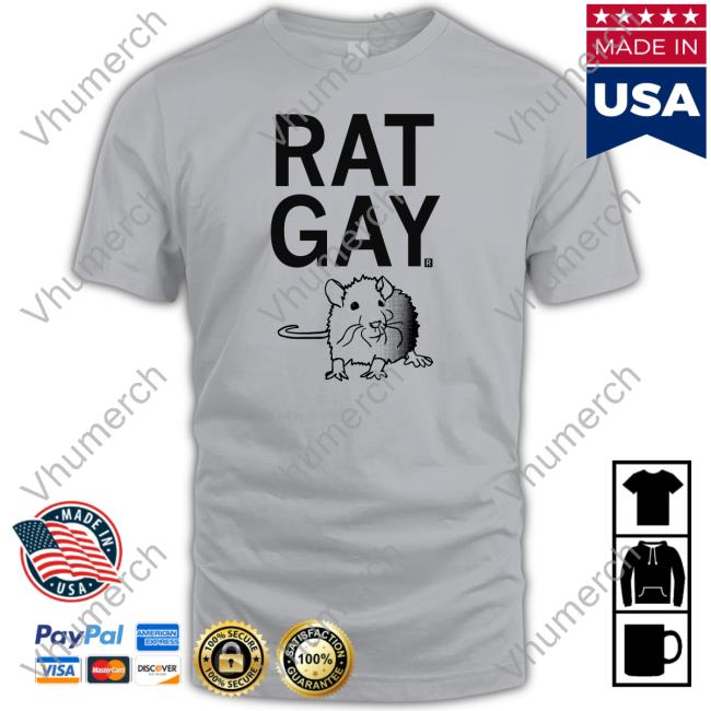 Raygunsite Store Rat Gay Long Sleeve Tee Shirt DanAndPhillow