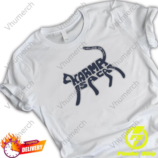 Theswiftsociety Karma Is A Cat Shirt
