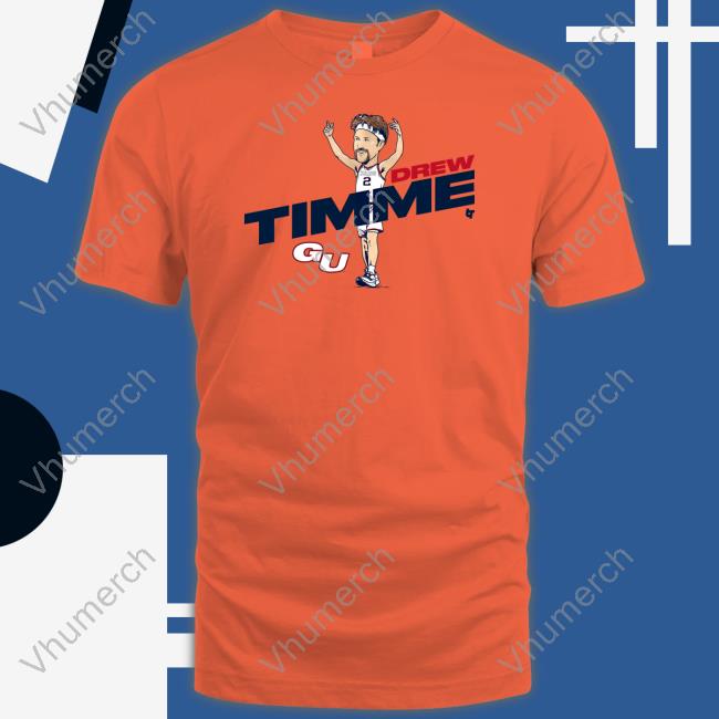 Gonzaga Basketball Drew Timme Caricature Tee Breakingt Store