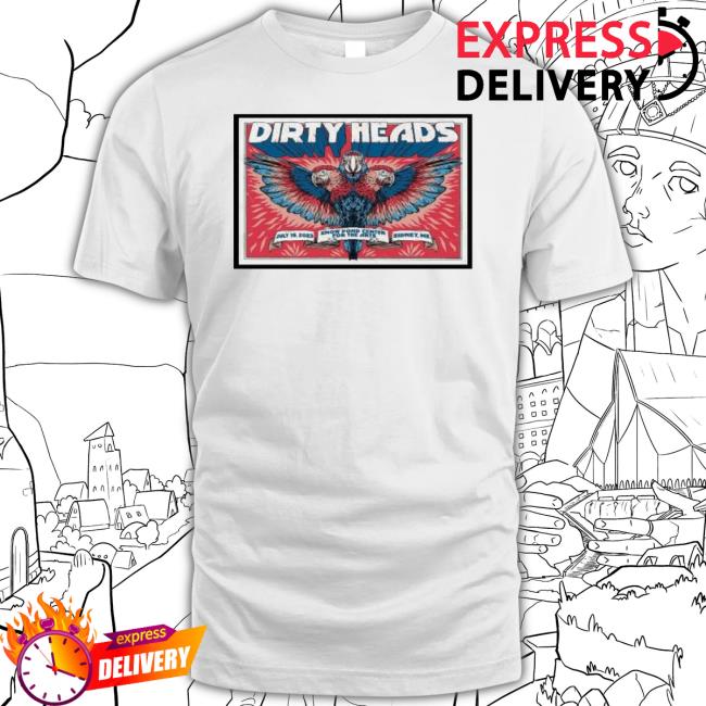 Dirty Heads Island Glow Tour Sidney, Me July 19, 2023 Poster shirt