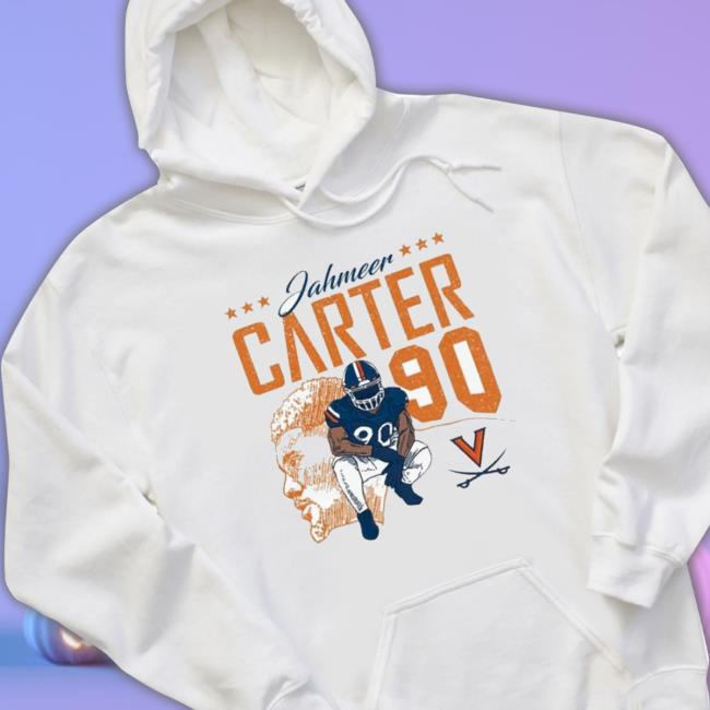 Jahmeer Carter Illustration Virginia Ncaa Football shirt