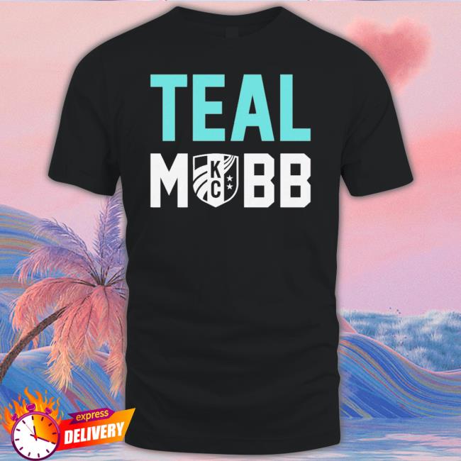 Official Kc Current Teal Mobb Shirt Official Kc Current Teal Mobb Shirt