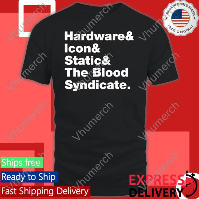 Hardware Icon Static And The Blood Syndicate T Shirt Jasonscottjones
