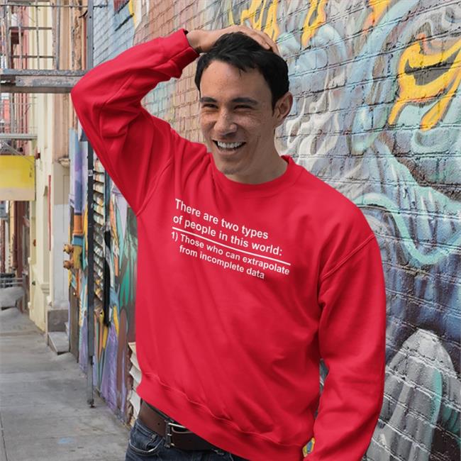 Rothmus There Are Two Types Of People In This World Those Who Can Extrapolate Sweatshirt