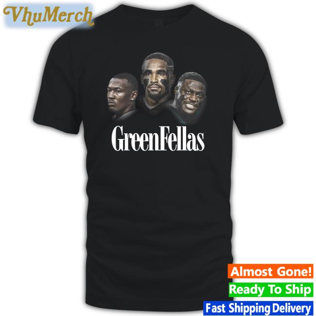 Jalen Hurts Green Fellas Long Sleeve Shirt