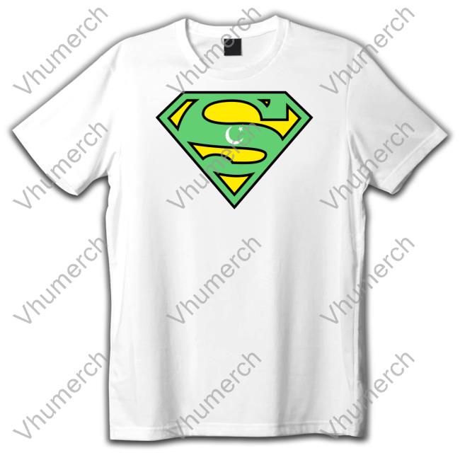 Pakistani Superman Shirt Superman Flag Pakistani Long Sleeve T Shirt Dennistan