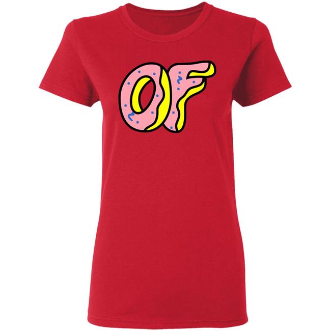 Men's Odd Future Donut Logo Hoodie Red T Shirt Men's Odd Future Donut Logo Hoodie Red T Shirt