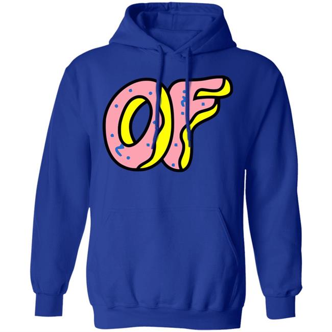 Men's Odd Future Donut Logo Hoodie Red T Shirt Men's Odd Future Donut Logo Hoodie Red T Shirt