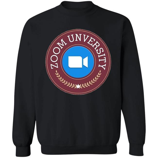 Zoom University Graphic Hoodie Black T Shirt Zoom University Graphic Hoodie Black T Shirt