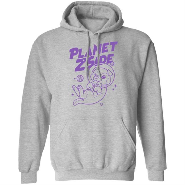 Lauren Z Side Merch Planet Zside Hoodie white T Shirt Lauren Z Side Merch Planet Zside Hoodie white T Shirt