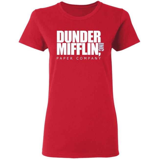 The Office TV Show Dunder Mifflin Paper Men's Black T-Shirt The Office TV Show Dunder Mifflin Paper Men's Black T-Shirt