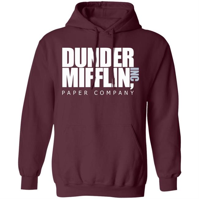 The Office TV Show Dunder Mifflin Paper Men's Black T-Shirt The Office TV Show Dunder Mifflin Paper Men's Black T-Shirt