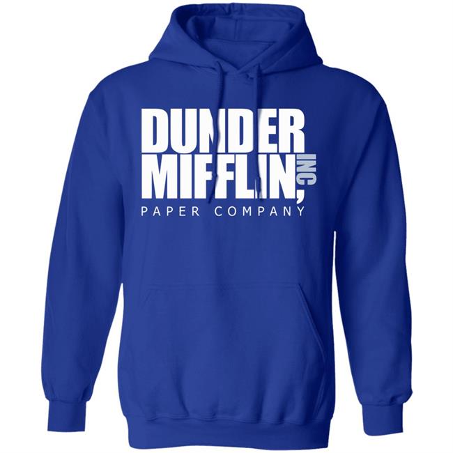 The Office TV Show Dunder Mifflin Paper Men's Black T-Shirt The Office TV Show Dunder Mifflin Paper Men's Black T-Shirt