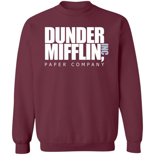 The Office TV Show Dunder Mifflin Paper Men's Black T-Shirt The Office TV Show Dunder Mifflin Paper Men's Black T-Shirt