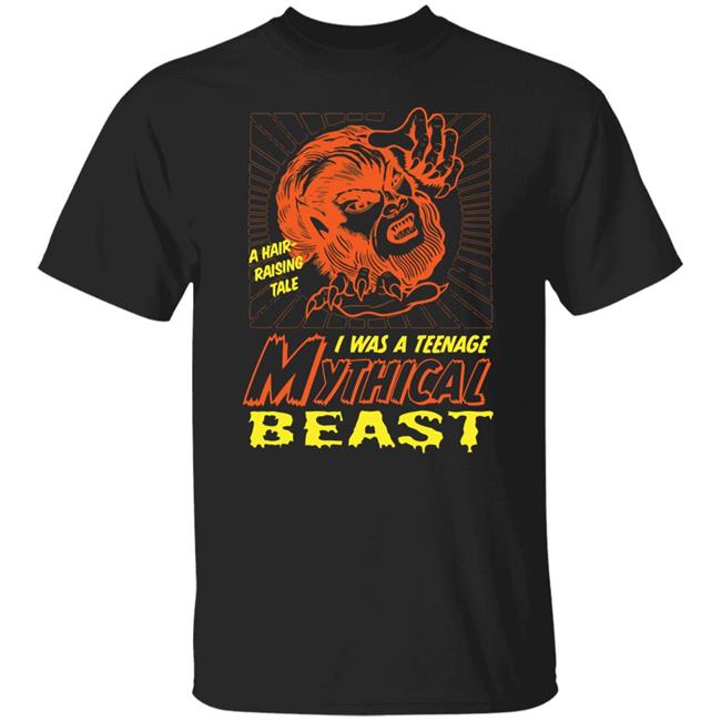 TEENAGE MYTHICAL BEAST shirt black hoodie t shirt