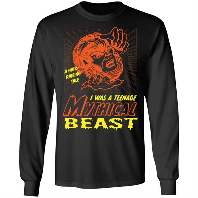 TEENAGE MYTHICAL BEAST shirt black hoodie t shirt TEENAGE MYTHICAL BEAST shirt black hoodie t shirt