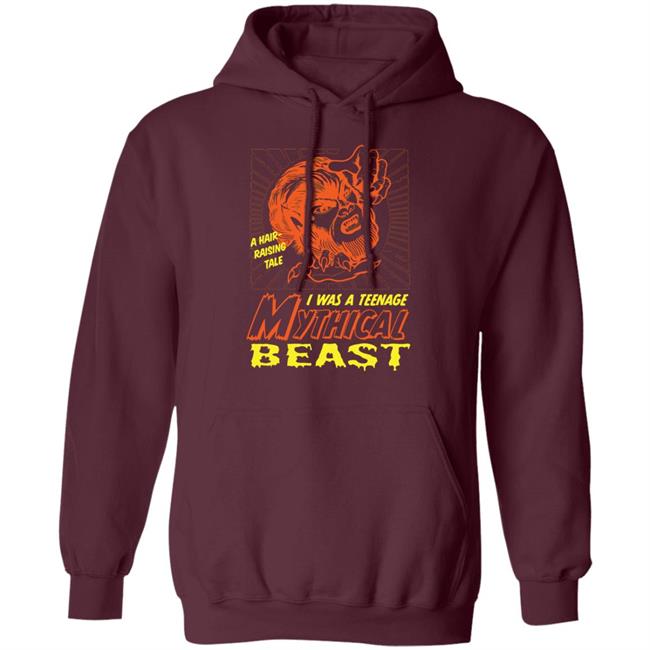 TEENAGE MYTHICAL BEAST shirt black hoodie t shirt TEENAGE MYTHICAL BEAST shirt black hoodie t shirt