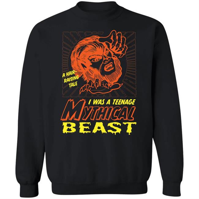 TEENAGE MYTHICAL BEAST shirt black hoodie t shirt TEENAGE MYTHICAL BEAST shirt black hoodie t shirt