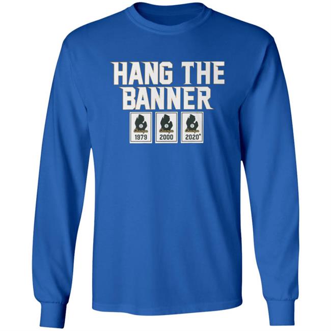 HANG THE BANNER EAST LANSING T-SHIRT - MICHIGAN STATE SPARTANS FOOTBALL HANG THE BANNER EAST LANSING T-SHIRT - MICHIGAN STATE SPARTANS FOOTBALL