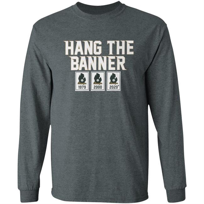 HANG THE BANNER EAST LANSING T-SHIRT - MICHIGAN STATE SPARTANS FOOTBALL HANG THE BANNER EAST LANSING T-SHIRT - MICHIGAN STATE SPARTANS FOOTBALL