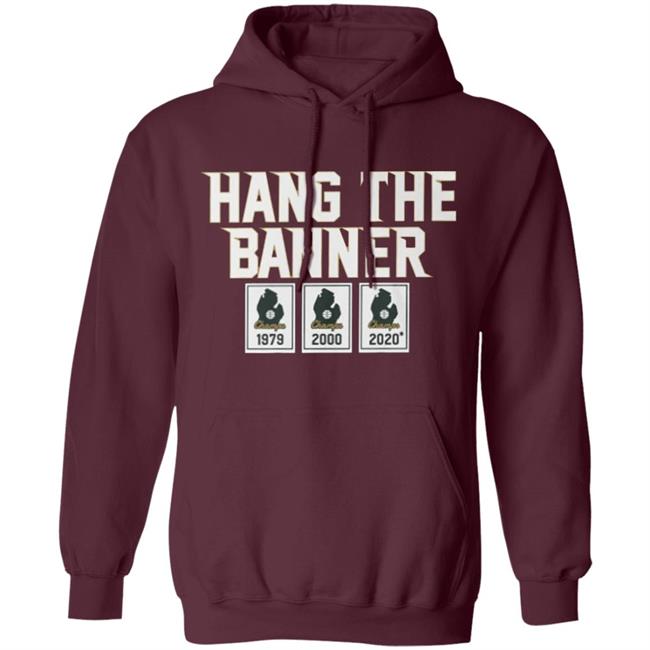 HANG THE BANNER EAST LANSING T-SHIRT - MICHIGAN STATE SPARTANS FOOTBALL HANG THE BANNER EAST LANSING T-SHIRT - MICHIGAN STATE SPARTANS FOOTBALL
