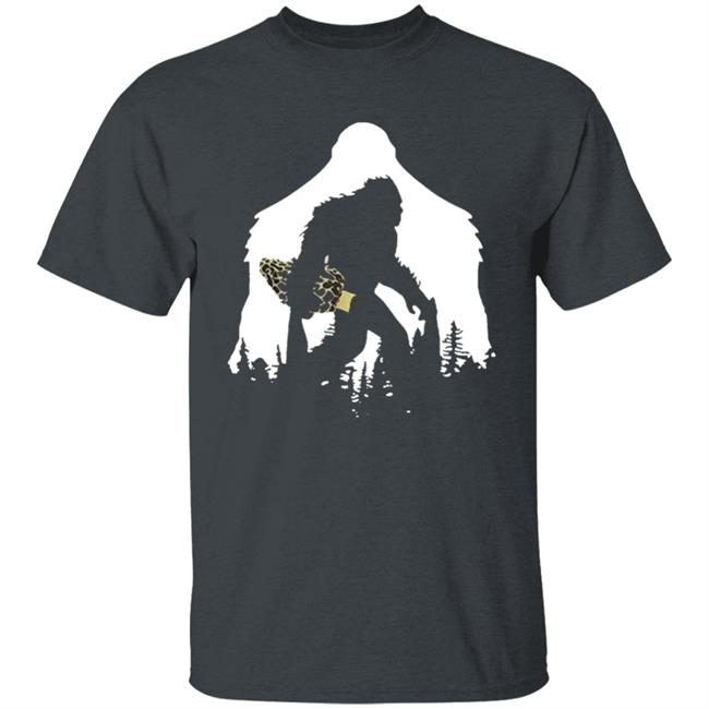 Good Bigfoot With Morel Mushroom Sasquatch Shirt Men And Women Good Bigfoot With Morel Mushroom Sasquatch Shirt Men And Women