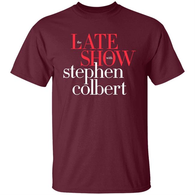 Steven Colbert Late Show Large T-Shirt Steven Colbert Late Show Large T-Shirt