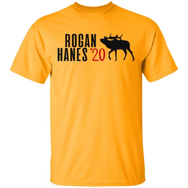 Rogan Hanes 2020 White T Shirt Rogan Hanes 2020 White T Shirt